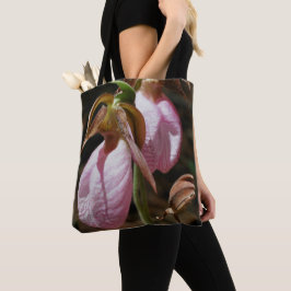 Wild Pink Lady Slipper Orchid Pair