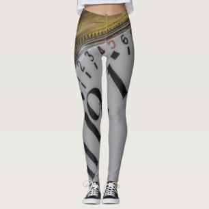 Wild Pocket Watch Face Fashion Leggings