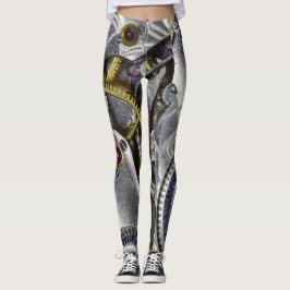 Wild Pocket Watch Face Fashion Leggings
