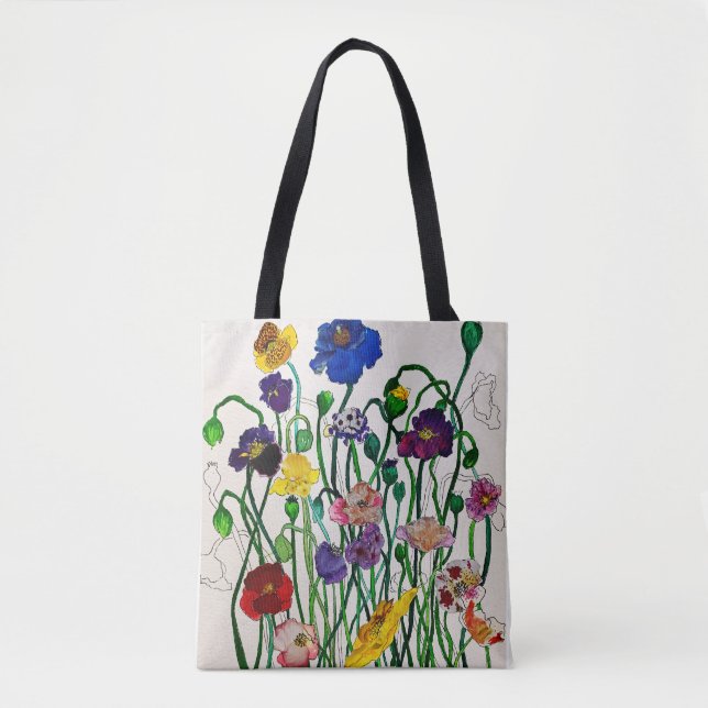 Wild Poppie Tote Bag (Vorderseite)