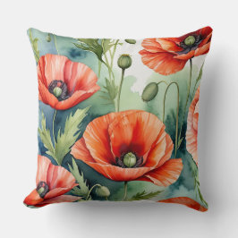 Wild Poppies Kissen