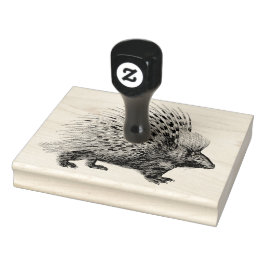 Wild Porcupine | Briefmarke Gummistempel