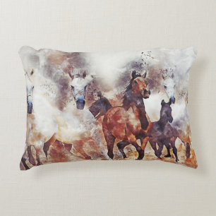 WILD PORSES DURCH PILLOW DEKOKISSEN