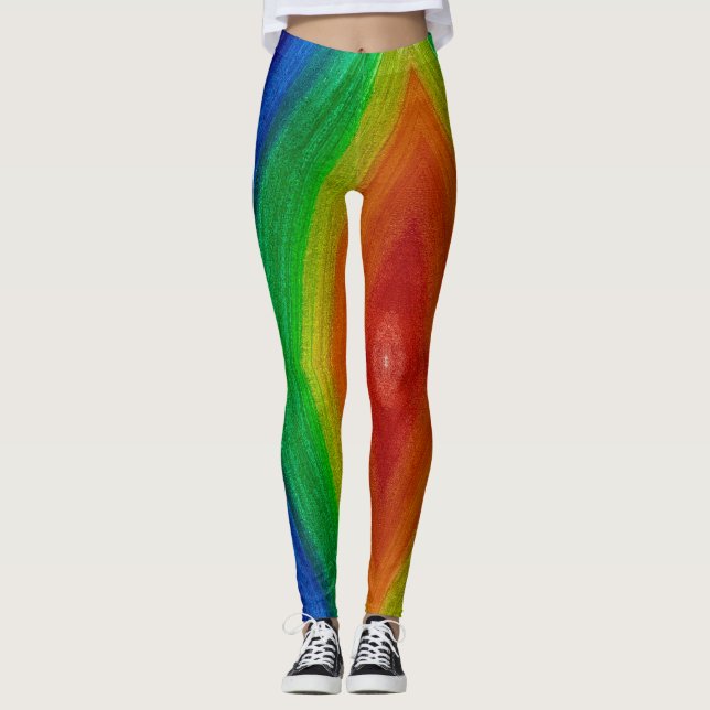 Wild Prism Art Leggings (Vorderseite)