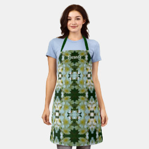 Wild Rambling Rose Blumenmuster Personalisiert Schürze