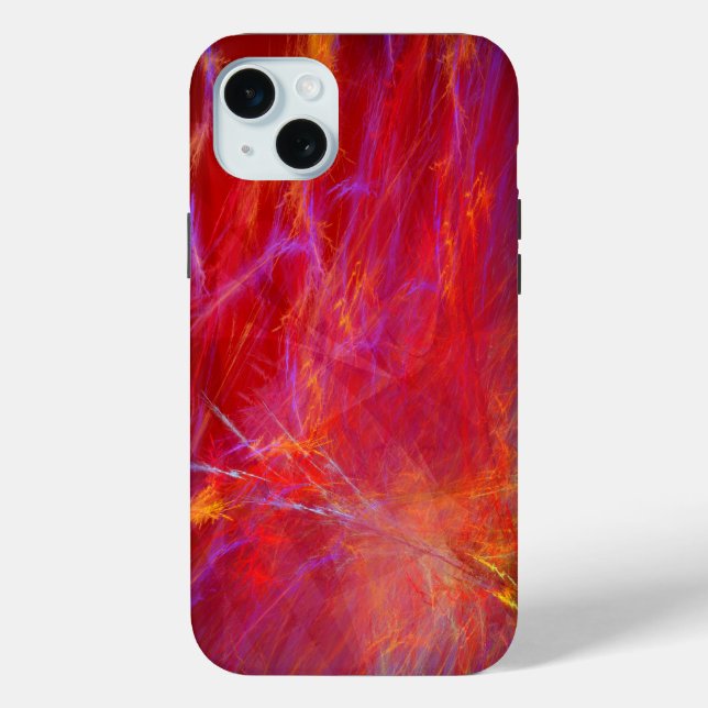 Wild Red - Abstrakte Kunst Case-Mate iPhone Hülle (Rückseite)