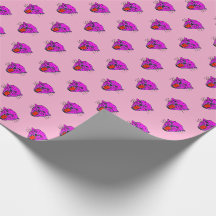 Wild Roar Gift Wrap - Pink Panther Pattern