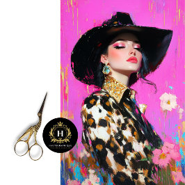 Wild Rodeo Glam Decoupage Seidenpapier