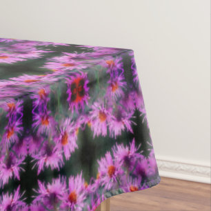 Wild rosa Asters Blume Abstrakt Tischdecke