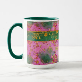 Wild rosa Grunge Damask - Tasse, Cup Tasse