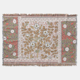 Wild Rose Art Illustration Flower Vintage Decke