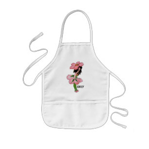 Wild Rose Cute Flower Child Floral Vintage Girl Kinderschürze