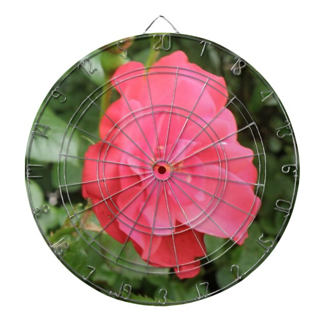 Wild Rose Dart Board Dartscheibe (vorne)