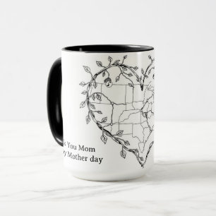 Wild Rose Heart Road Trip Legacy Tasse