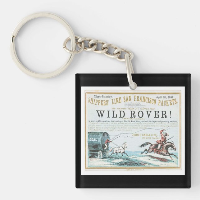 Wild Rover Clipper Schlüsselanhänger (Vorderseite)