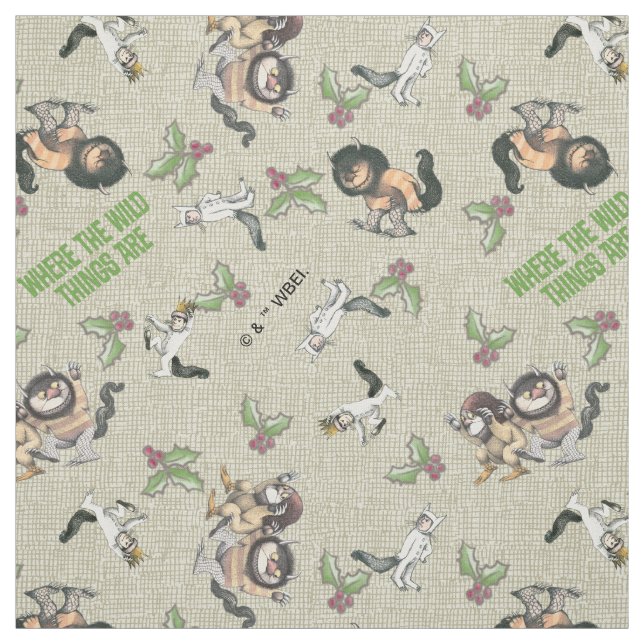 Wild Rumpus Holiday Pattern Stoff (Muster)