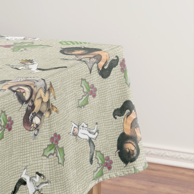 Wild Rumpus Holiday Pattern Tischdecke (Beispiel)