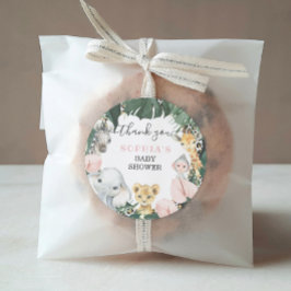 Wild Safari Animals Baby Duwer Gefallen Sticker