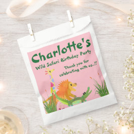 Wild Safari Geburtstagsparty Geschenktütchen