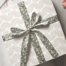 Wild Safari Giraffe Tiermuster Satinband