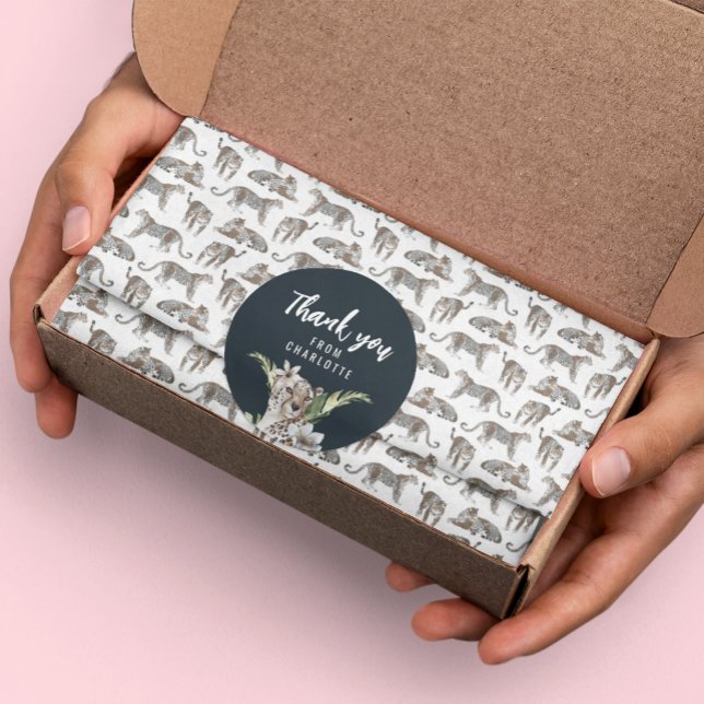 Wild Safari Jungle Leopard Gemustert Seidenpapier (Von Creator hochgeladen)