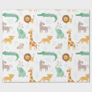 Wild Safari Kids Geschenkpapier