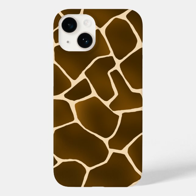 Wild Safari Natural Giraffe Print Case-Mate iPhone Hülle (Rückseite)