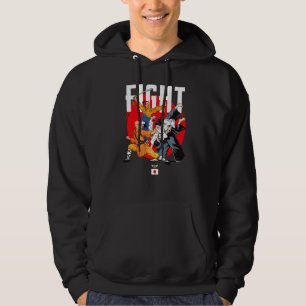 Wild Samurai Kung Fu Men kämpfen Grafik-Designs Hoodie