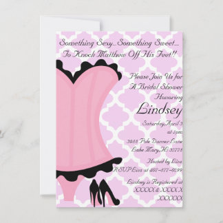 Wild & sexy Bridal Dusche Einladung