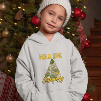 Wild Side Mountain Wald Zelt Camping Hoodie