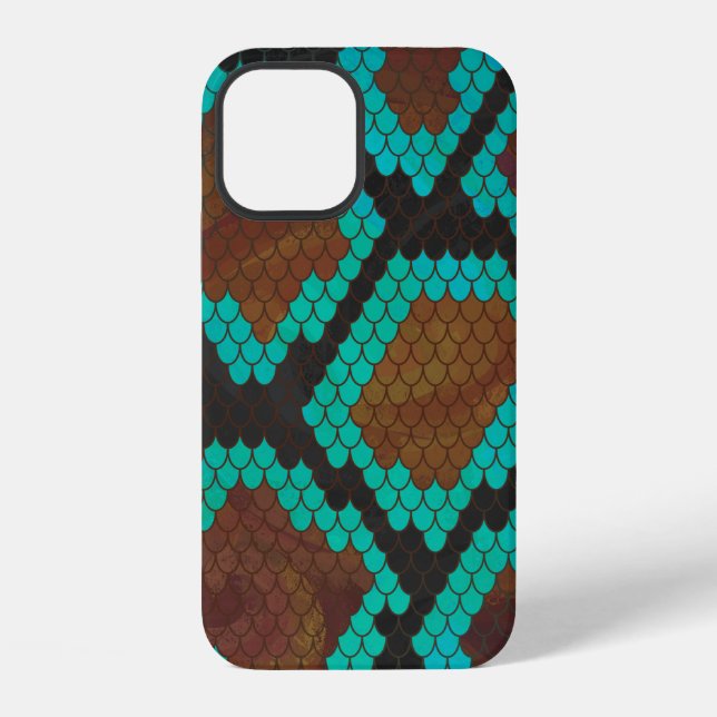 Wild Snakeskin Pattern iPhone Hülle (Rückseite)