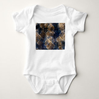 Wild Snakeskin Wasserfarbe Nahtlose Gestaltung Baby Strampler