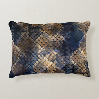 Wild Snakeskin Wasserfarbe Nahtlose Gestaltung Dekokissen