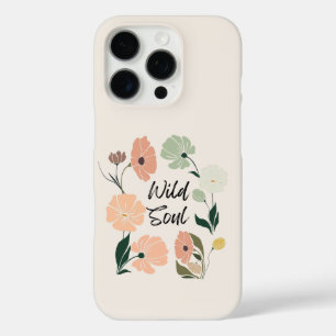 Wild Soul Moderne Wildblumen iPhone Case