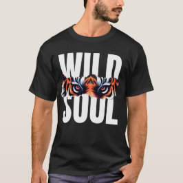 Wild Soul Tiger Augen Grafik T-Shirt | Fierce Anim