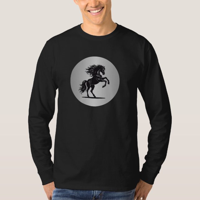 Wild Spirit Bucking Horse T - Shirt (Vorderseite)