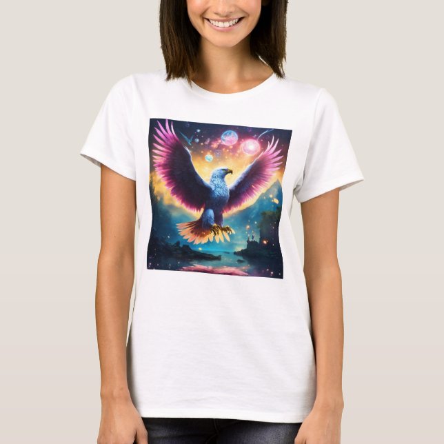 Wild Spirit Crystal Eagle T - Shirt (Vorderseite)