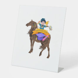 Wild Spirit Graduation – Proud Graduate Celebratio Sockelschild