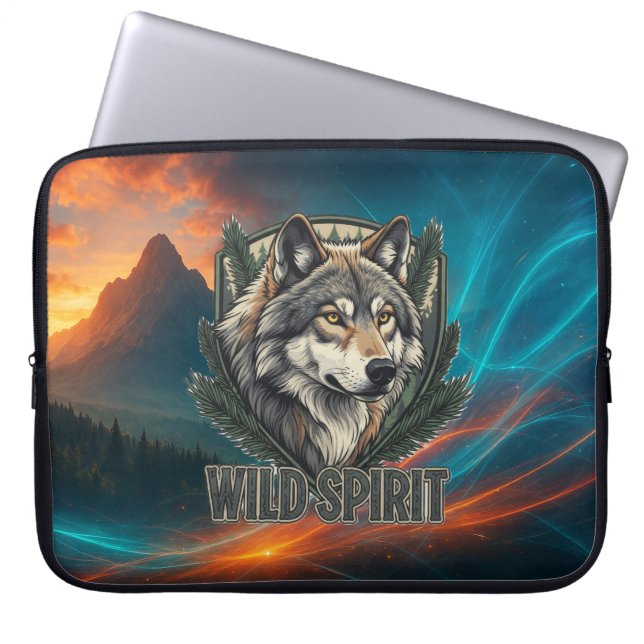 Wild Spirit Laptop Case (Vorderseite)