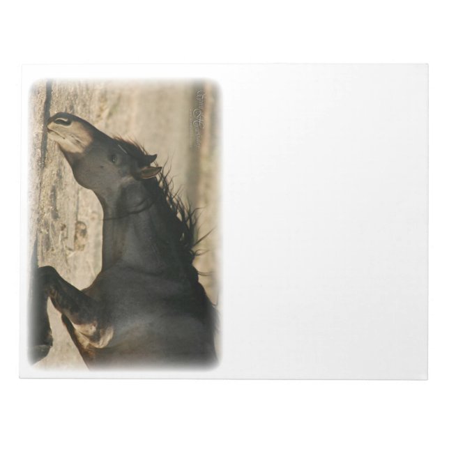 Wild Stallion Rolling Notizblock (Vorderseite)