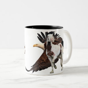 Wild Stallion Shamans "Freedom Flight"-Tasse  Zweifarbige Tasse