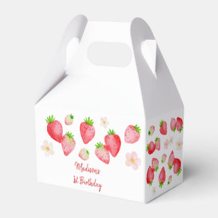 Wild Strawberry Berry Sweet Birthday Geschenkschachtel