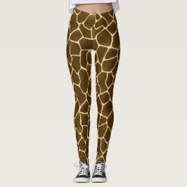 Wild Style Giraffe Skin All-Over-Muster Leggings