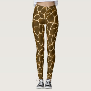 Wild Style Giraffe Skin All-Over-Muster Leggings