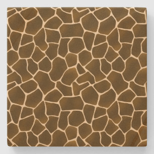 Wild Style Giraffe Spots Safari Animal Print Steinuntersetzer