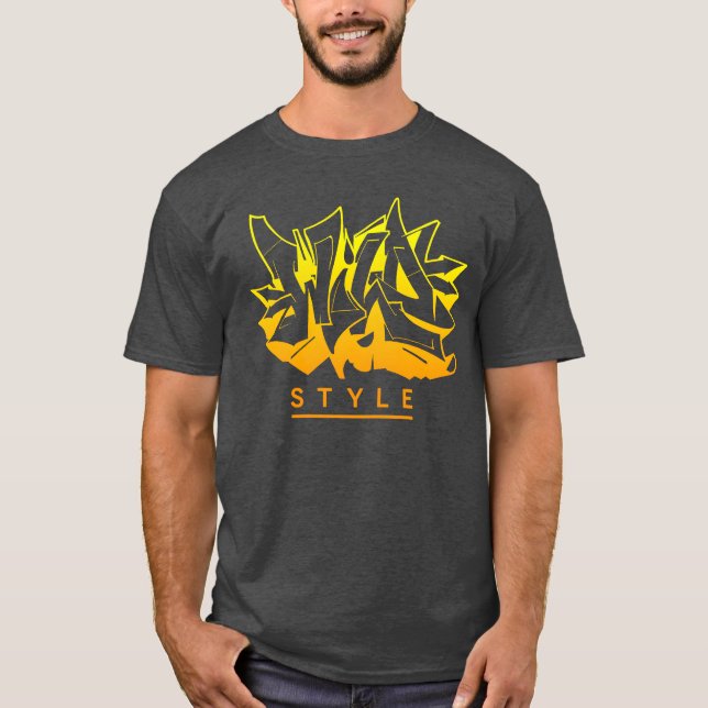 Wild Style Graffiti-Freunde T-Shirt (Vorderseite)