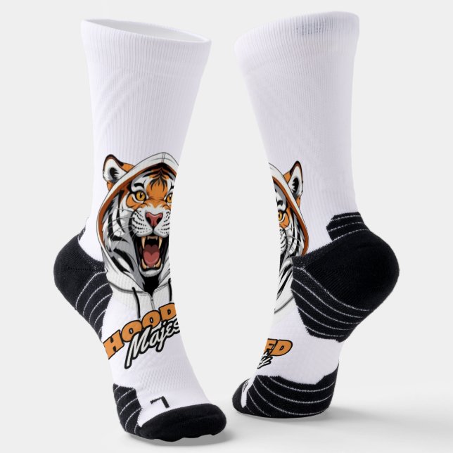 Wild Style | Tiger Logo Fashion Socken (Gewinkelt)