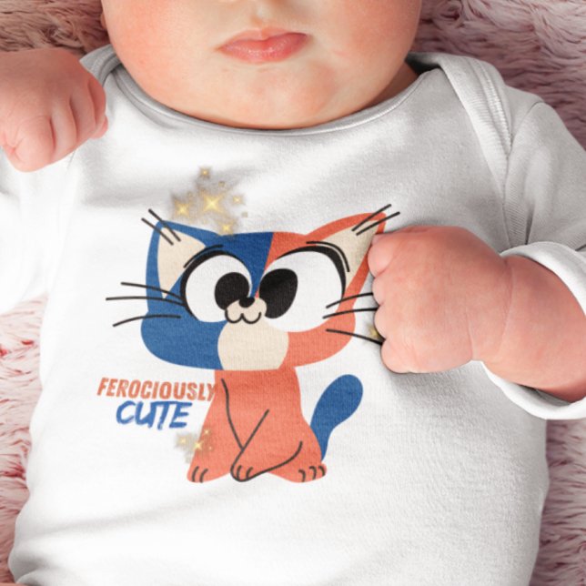 Wild süßes Kätzchen Baby Strampler (Von Creator hochgeladen)