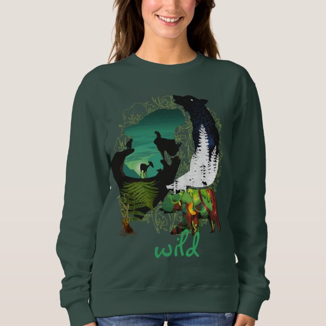 Wild. Sweatshirt (Vorderseite)