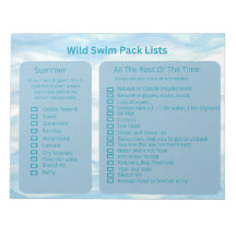 Wild Swimmers Pack Liste Seiten
